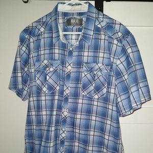 BKE Button Down S/S Shirt Standard Fit XXL